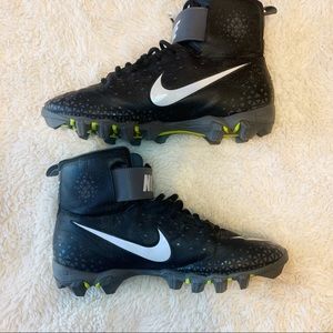 NIKE CLEATS FASTFLEX Alpha Shark size 14 High top shoes Football Baseball  black - $19.99 | PicClick